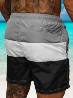 Best Herren badeshorts grau/schwarz JS/17K567/8 Herren Badeshorts