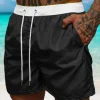 Best Herren Badeshorts Schwarz/Weiß JS/17K561/2 Herren Badeshorts