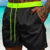 Discount Herren Badeshorts Schwarz/Gelb JS/17K561/5 Herren Badeshorts
