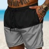 Discount Herren Badeshorts Schwarz/Grau JS/HM069 Herren Badeshorts