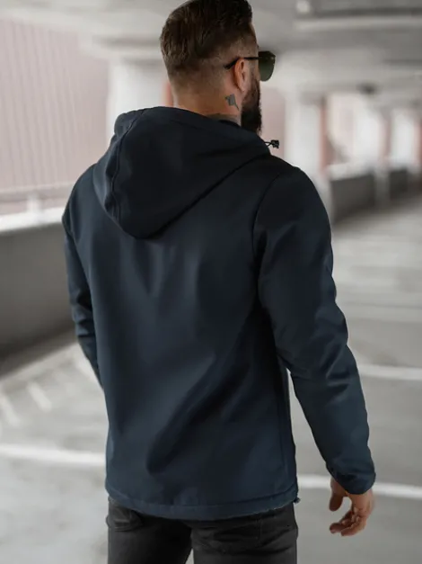 Clearance Herren Übergangsjacke Dunkelblau JS/27B6513/25Z Herren Softshelljacken | Übergangsjacken