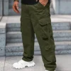 Clearance Herren Cargohose O/E9838J Herren Weite Herrenhosen | Cargohosen