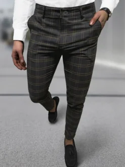New Herren Chino Hose Anthrazit DJ/5632 Herren Stoffhosen | Chino Hosen