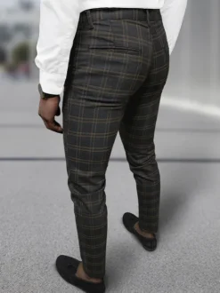 New Herren Chino Hose Anthrazit DJ/5632 Herren Stoffhosen | Chino Hosen