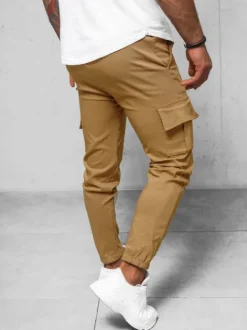 Sale Herren Chino Hose Camel O/1404SP Herren Cargohosen | Jogger Hosen