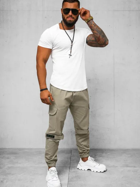 Outlet Herren Chino Jogger O/G3014Z Herren Cargohosen | Jogger Hosen