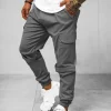 Hot Herren Chino Jogger O/G3014Z Herren Cargohosen | Jogger Hosen