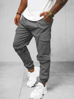 Hot Herren Chino Jogger O/G3014Z Herren Cargohosen | Jogger Hosen