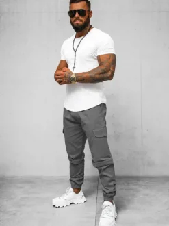 Hot Herren Chino Jogger O/G3014Z Herren Cargohosen | Jogger Hosen