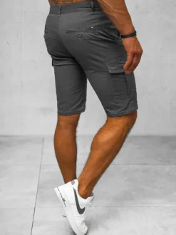 Discount Herren Chino Shorts Anthrazit NB/MP0188GS Herren Cargo Shorts | Chino Shorts