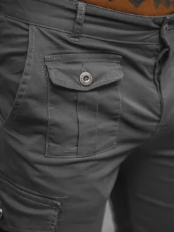 Discount Herren Chino Shorts Anthrazit NB/MP0188GS Herren Cargo Shorts | Chino Shorts