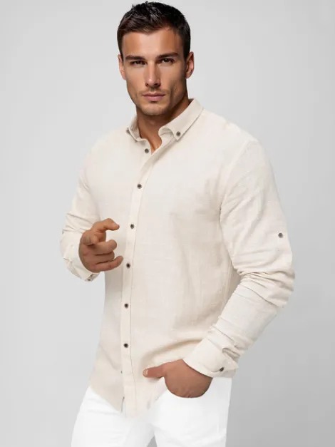 Clearance Herren Hemd O/V147 Herren Langarm Hemden | Freizeithemden