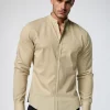 New Herren Hemd O/V140 Herren Langarm Hemden
