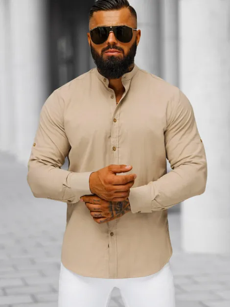 Fashion Herren Hemd O/V123 Herren Langarm Hemden