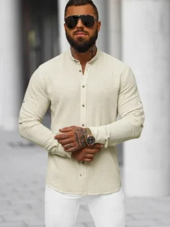 Best Herren Hemd O/V117 Herren Langarm Hemden