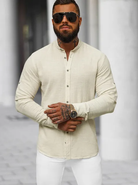 Best Herren Hemd O/V117 Herren Langarm Hemden