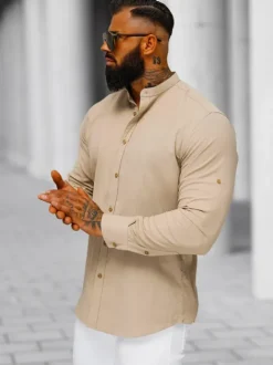 Fashion Herren Hemd O/V123 Herren Langarm Hemden