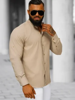 Fashion Herren Hemd O/V123 Herren Langarm Hemden
