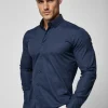Discount Herren Hemd Dunkelblau O/V139 Herren Langarm Hemden | Freizeithemden