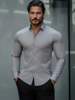 Outlet Herren Hemd O/V136 Herren Langarm Hemden