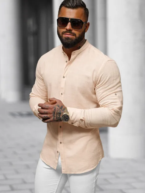 Clearance Herren Hemd O/V85 Herren Langarm Hemden