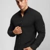 Discount Herren Hemd O/V145 Herren Langarm Hemden | Stehkragenhemden