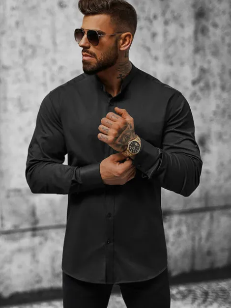 Fashion Herren Hemd O/V010 Herren Langarm Hemden