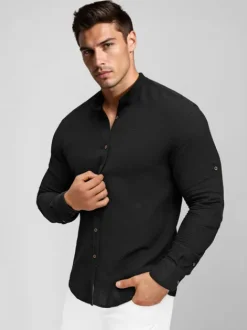 Discount Herren Hemd O/V145 Herren Langarm Hemden | Stehkragenhemden