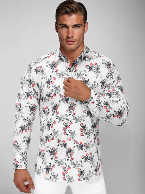 Online Herren Hemd O/V156 Herren Langarm Hemden