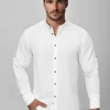 Outlet Herren Hemd O/V149 Herren Langarm Hemden | Stehkragenhemden