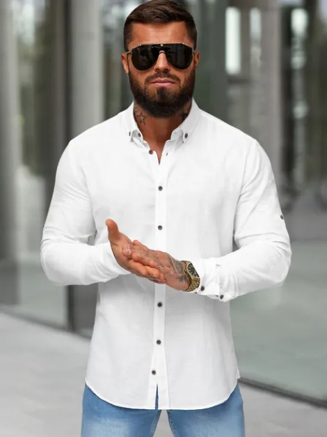 Online Herren Hemd O/V143 Herren Langarm Hemden | Freizeithemden