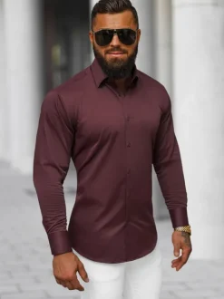 Fashion Herren Hemd O/V109 Herren Langarm Hemden