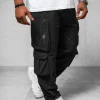 Clearance Herren Hose O/PS5527 Herren Weite Herrenhosen | Cargohosen