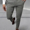Discount Herren Hose -Weiß DJ/5531 Herren Stoffhosen | Chino Hosen
