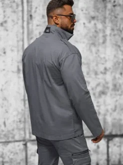 Clearance Herren Jacke Anthrazit O/G3035 Herren Übergangsjacken | Jacken