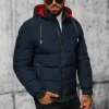 Hot Herren Jacke Dunkelblau JS/31M5003/B Herren Steppjacken | Winterjacken