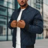 Sale Herren Jacke Dunkelblau JS/MY01Z Herren Steppjacken | Bomberjacken