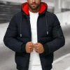 Clearance Herren Jacke Dunkelblau JS/31M5003Z Herren Steppjacken | Winterjacken