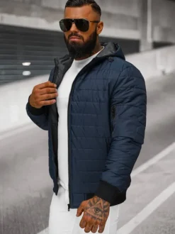 Online Herren Jacke Dunkelblau JS/MY13Z Herren Steppjacken | Übergangsjacken