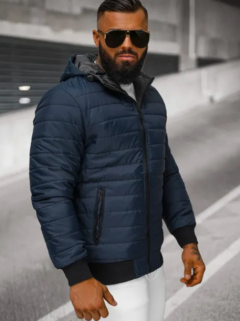 Online Herren Jacke Dunkelblau JS/MY13Z Herren Steppjacken | Übergangsjacken