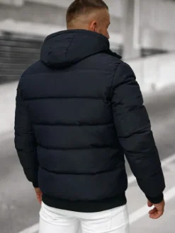 Clearance Herren Jacke Dunkelblau JS/31M5003Z Herren Steppjacken | Winterjacken