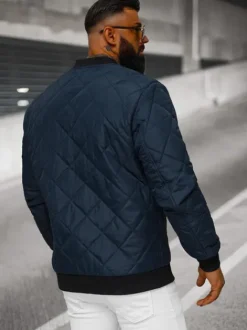 Hot Herren Jacke Dunkelblau JS/MY01Z Herren Steppjacken | Bomberjacken
