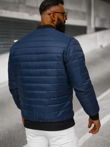 Clearance Herren Jacke Dunkelblau JS/MY02Z Herren Steppjacken | Bomberjacken