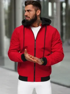 Fashion Herren Jacke JS/62M9502/270 Herren Bomberjacken | Übergangsjacken