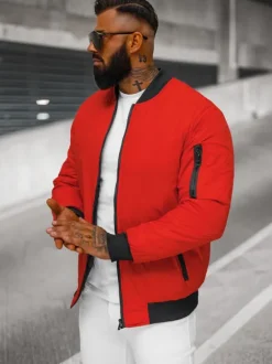 New Herren Jacke JS/AK95Z Herren Bomberjacken | Übergangsjacken