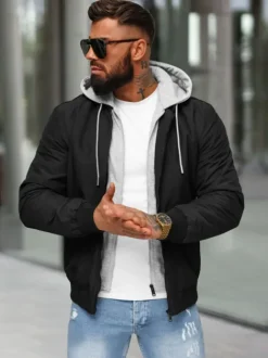 Hot Herren Jacke JS/84M3031/392 Herren Bomberjacken | Übergangsjacken