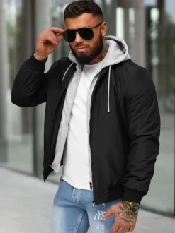 Hot Herren Jacke JS/84M3031/392 Herren Bomberjacken | Übergangsjacken