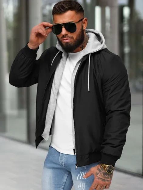 Hot Herren Jacke JS/84M3031/392 Herren Bomberjacken | Übergangsjacken