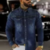 Outlet Herren Jeanshemd O/51412 Herren Langarm Hemden | Jeanshemden