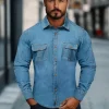 Best Herren Jeanshemd O/450246Z Herren Langarm Hemden | Jeanshemden